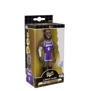 Funko Premium Vinyl Figure Gold 5" Basketball NBA Lakers‎ LeBron James NIB